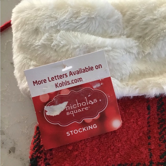 Two Saint Nicholas square Christmas stockings - Picture 3 of 5